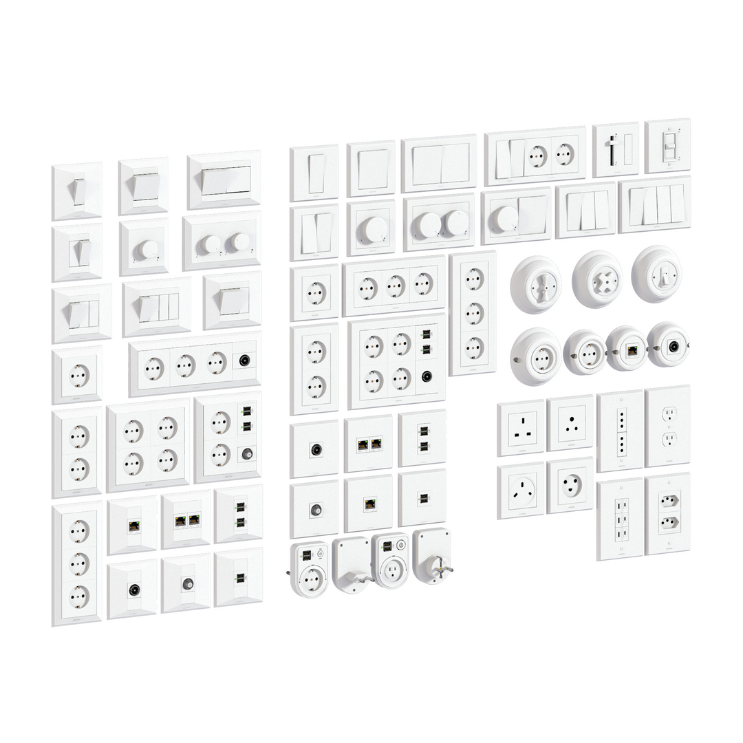 3D model switches sockets set - TurboSquid 1471783