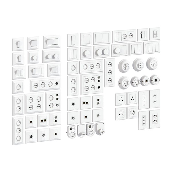 3D model switches sockets set - TurboSquid 1471783
