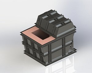 GALVANIZED MELTING FURNACE 3D