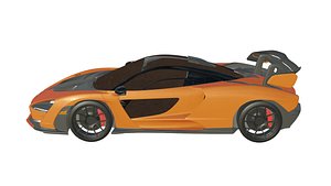 3D mclaren senna