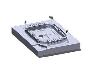 FootBall Stadium 3D model