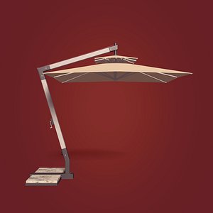 3D Patio Umbrella model