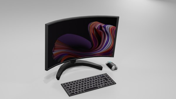 modelo 3d Sunken PC monitors - TurboSquid 1998858