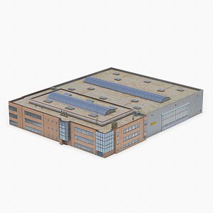 3D melsbroek air base building model