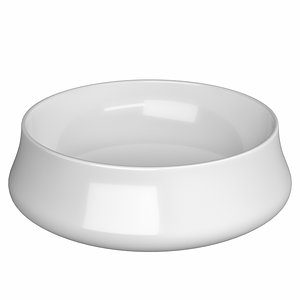 table wash basin shape 3D model
