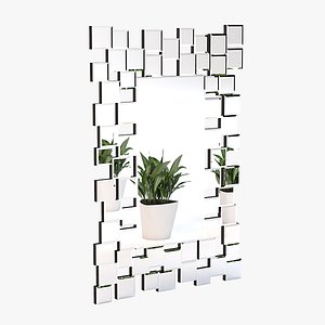 Abbyson Aiden Rectangle Wall Mirror