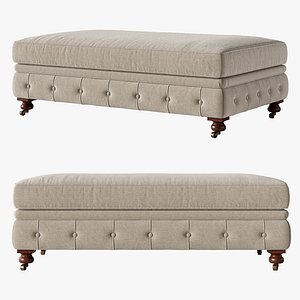 Restoration Hardware Kensington ottoman