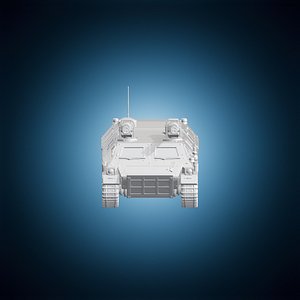 3D Land Raider Tank Miniature 3D Print Model model