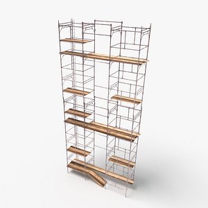 3d scaffolding work model