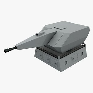 Rheinmetall Oerlikon Millennium Naval Gun model