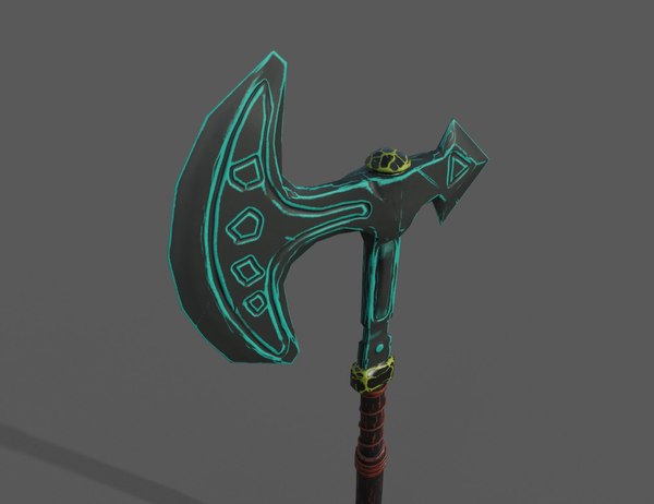 Stylized axe model - TurboSquid 1541244