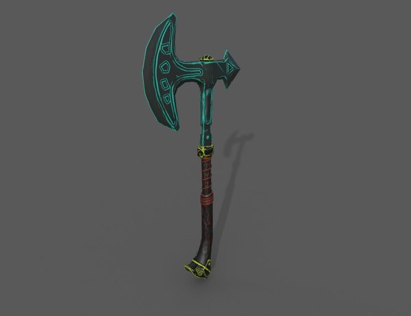 Stylized axe model - TurboSquid 1541244