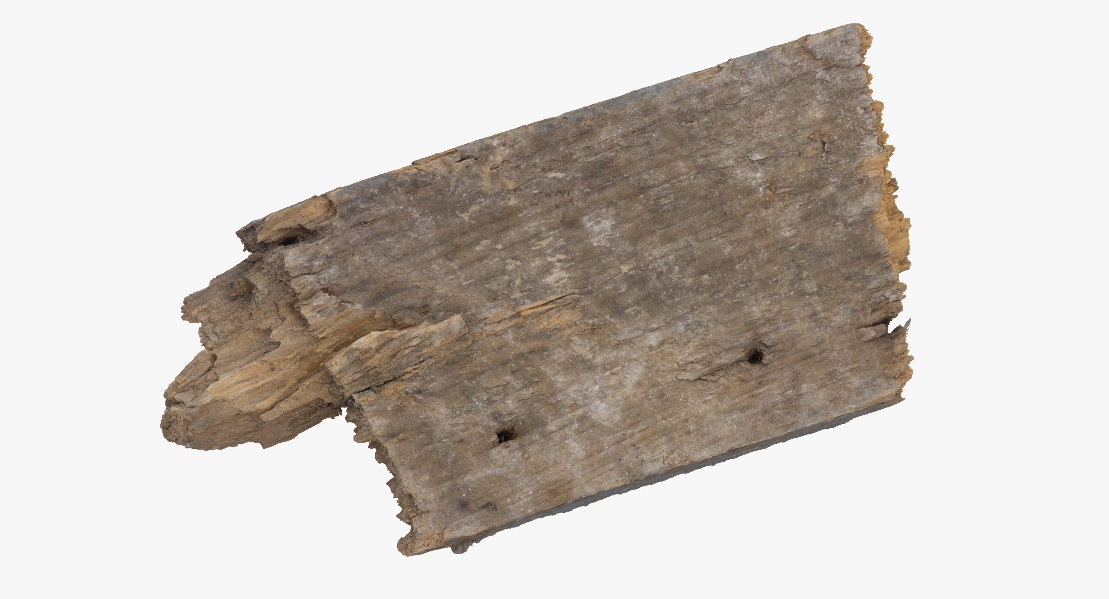 Broken wood piece 03 3D model TurboSquid 1533476