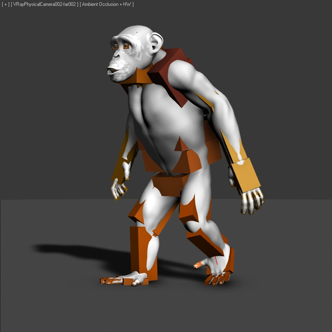 - Rigged Hair Animation 3d Model