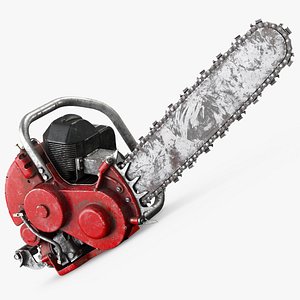 3D chainsaw old saw