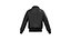 Chaqueta de cuero raglán masculina