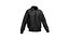 Chaqueta de cuero raglán masculina