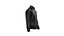 Chaqueta de cuero raglán masculina