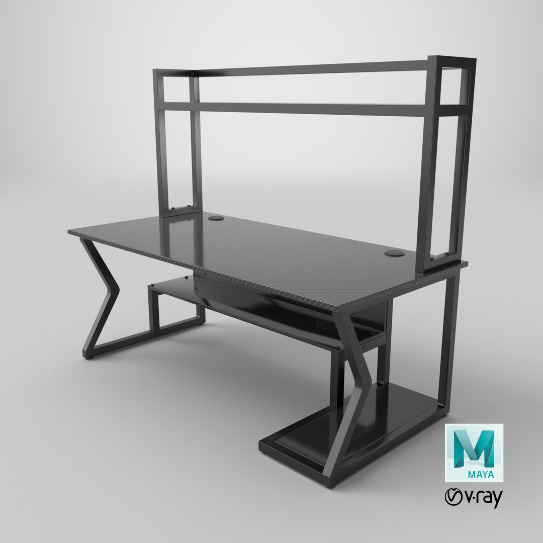 Modern Gaming PC Table Interior Design Ready 3D Model 3D - TurboSquid ...