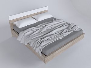 Dublin King Bed 2 HC 3D model