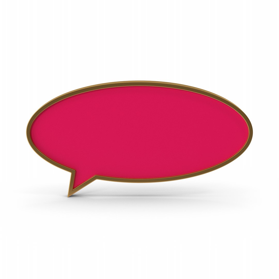 3D Speech Bubble Model - TurboSquid 2287882