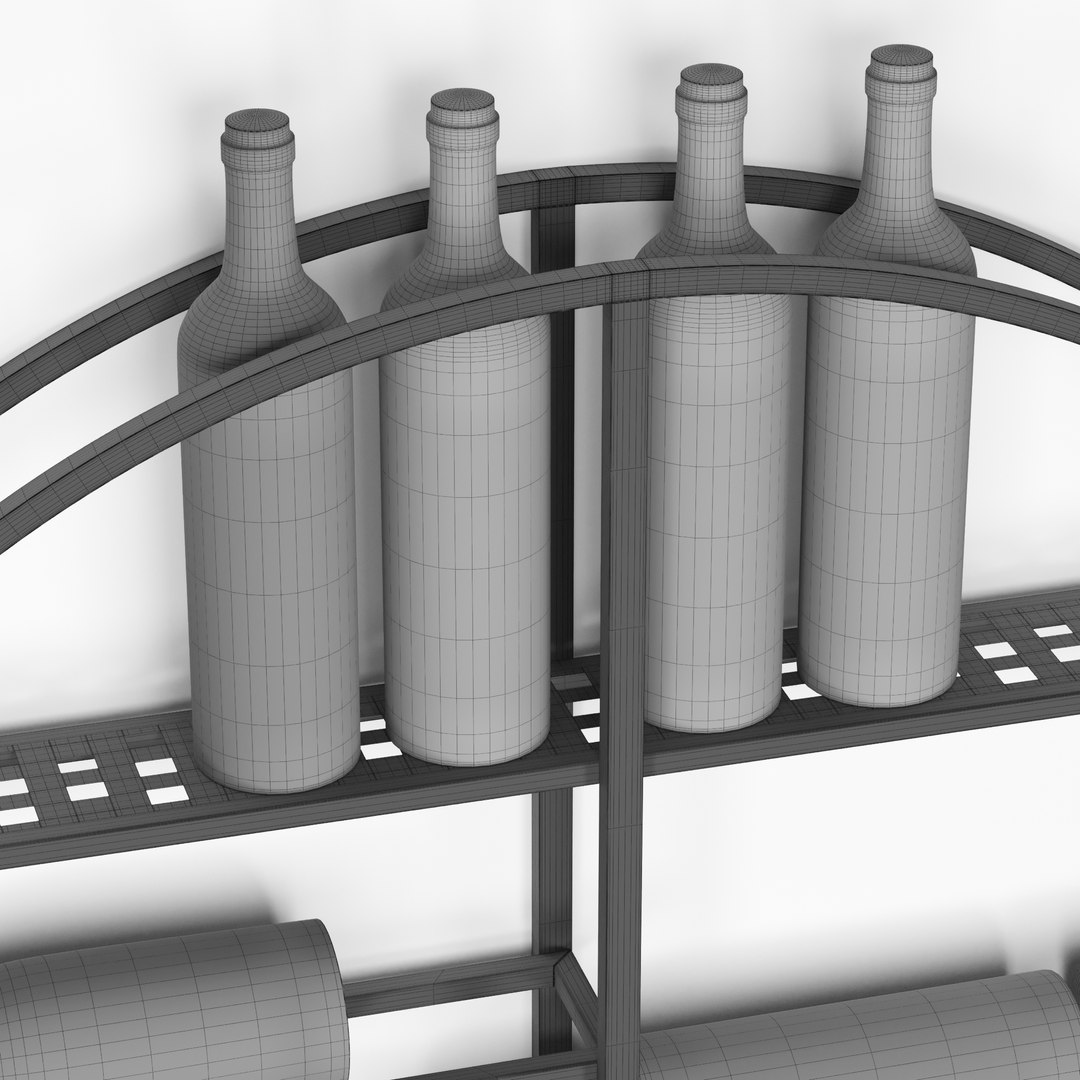 3D Wine Rack - TurboSquid 1936687