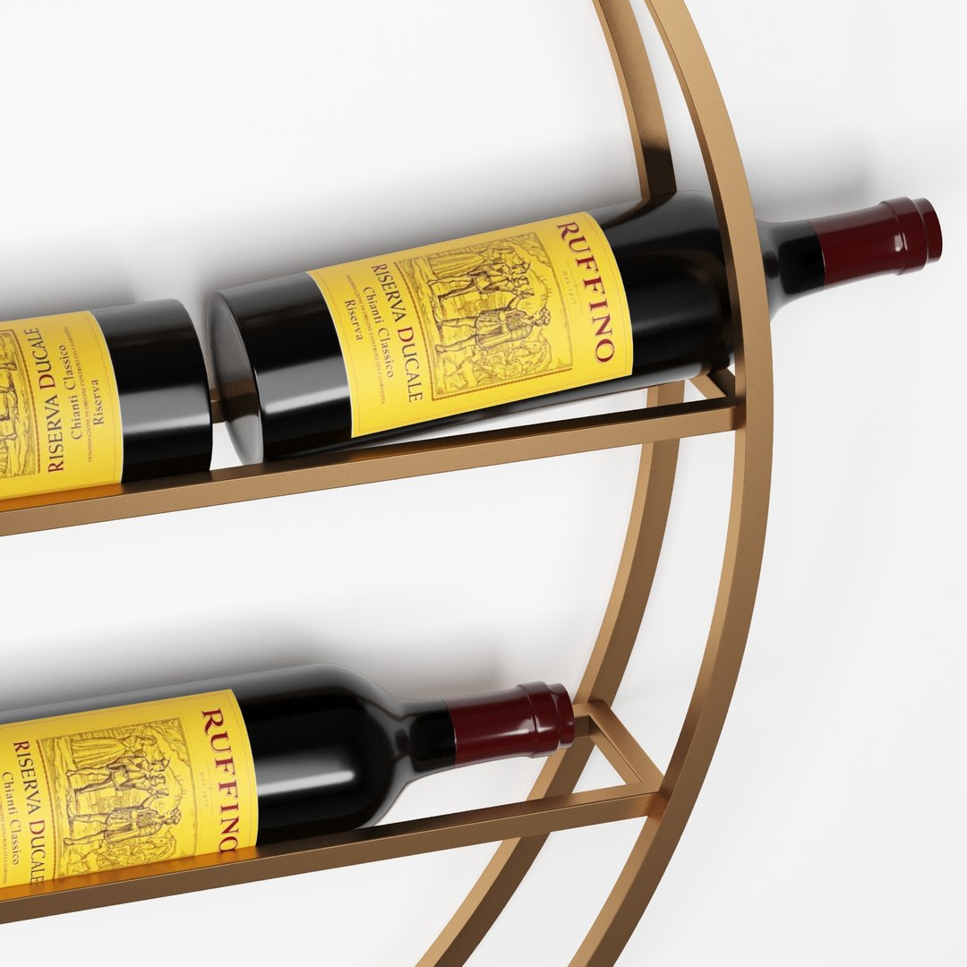 3D Wine Rack - TurboSquid 1936687