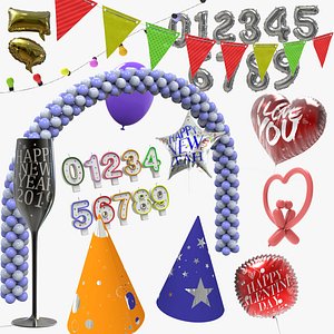 Celebration Decoration Collection 3D