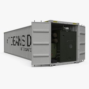 40ft Container with Ballistic Missile Launcher