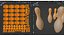 Bowling pins 3D model