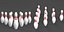 Bowling pins 3D model