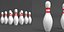 Bowling pins 3D model