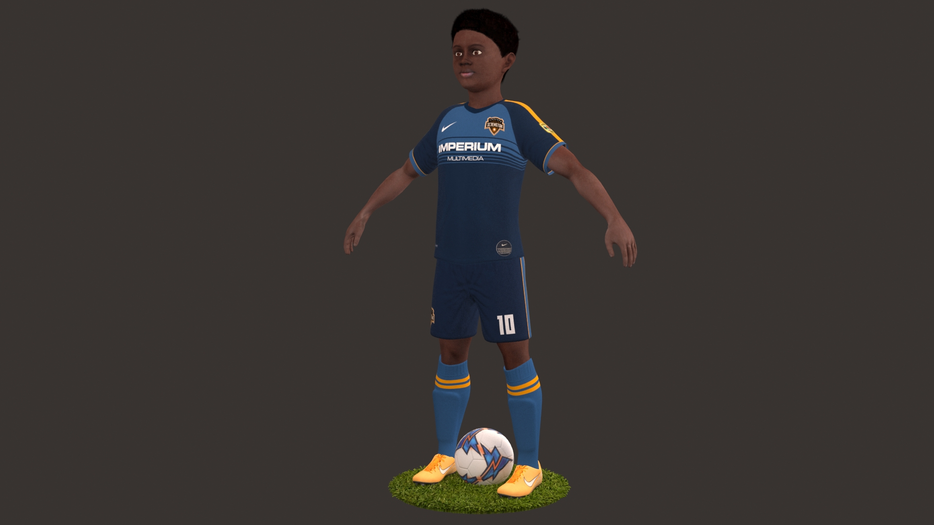 Soccer Player 4K Ultimate 2020 3D Model $249 - .fbx .max .obj - Free3D