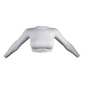3D Woman T-Shirt model