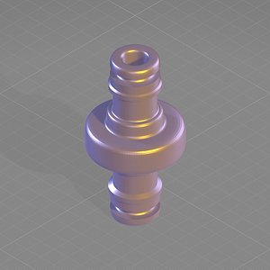 Garden Hose Quick Joint 3D model