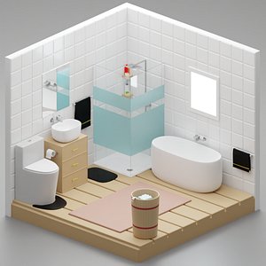 Stylized Bathroom model