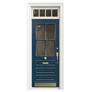 Entrance classic door 99 3D model