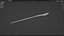 Arbir lance hallebarde Low Poly