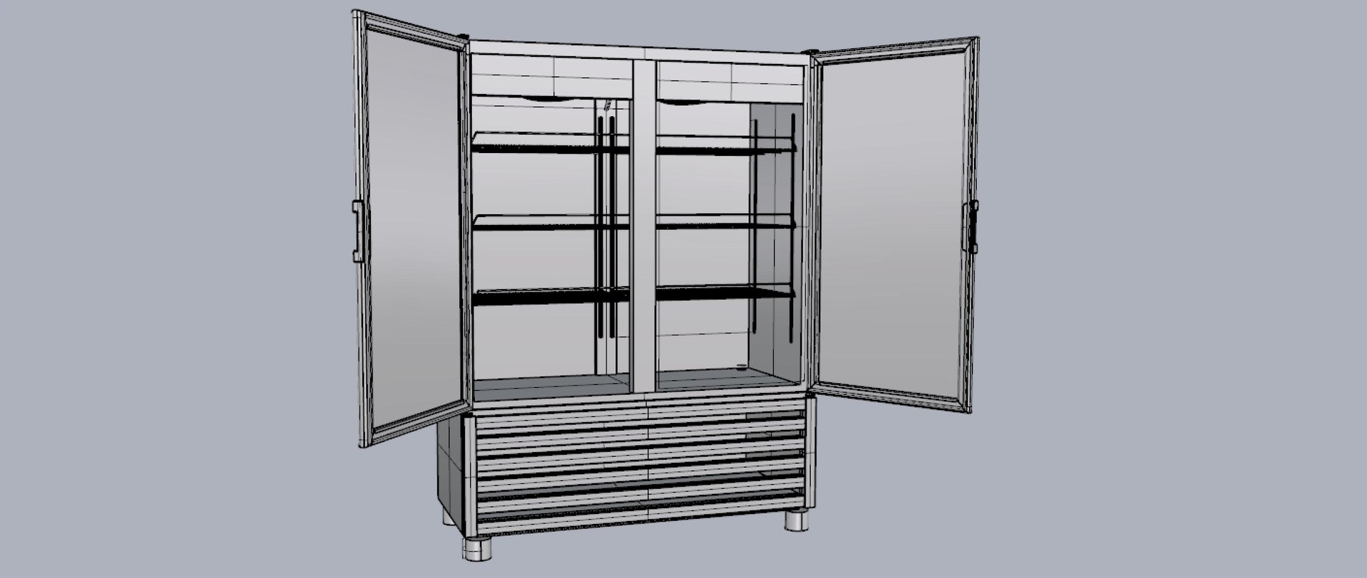 REFRIGERATOR With textures 3D - TurboSquid 2055236