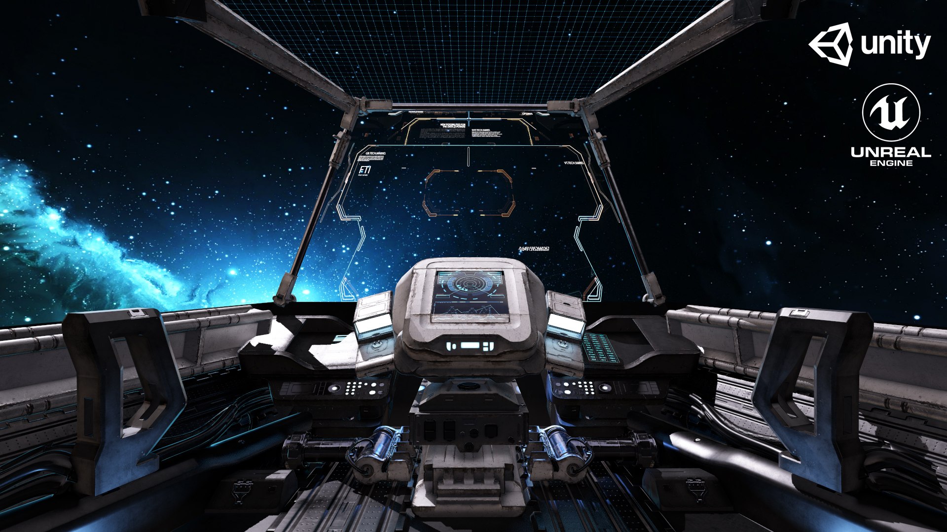 3D Spaceship Cockpit V1 Pbr - TurboSquid 1644551