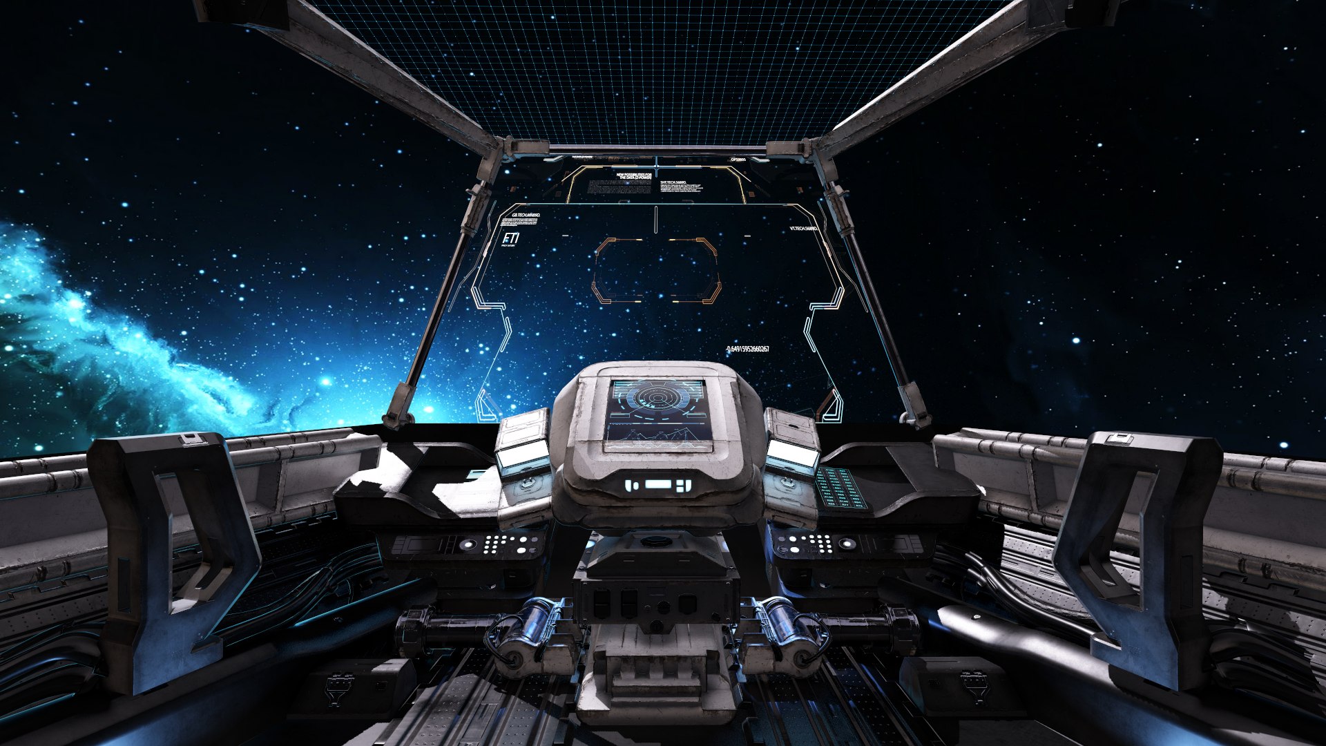 3D Spaceship Cockpit V1 Pbr TurboSquid 1644551