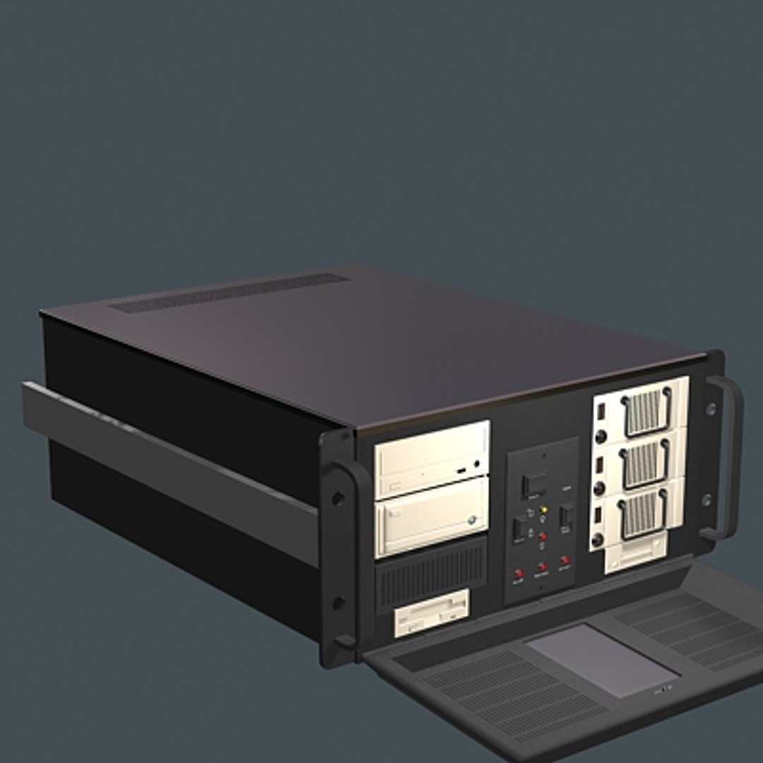 Computer Server 3d Dxf