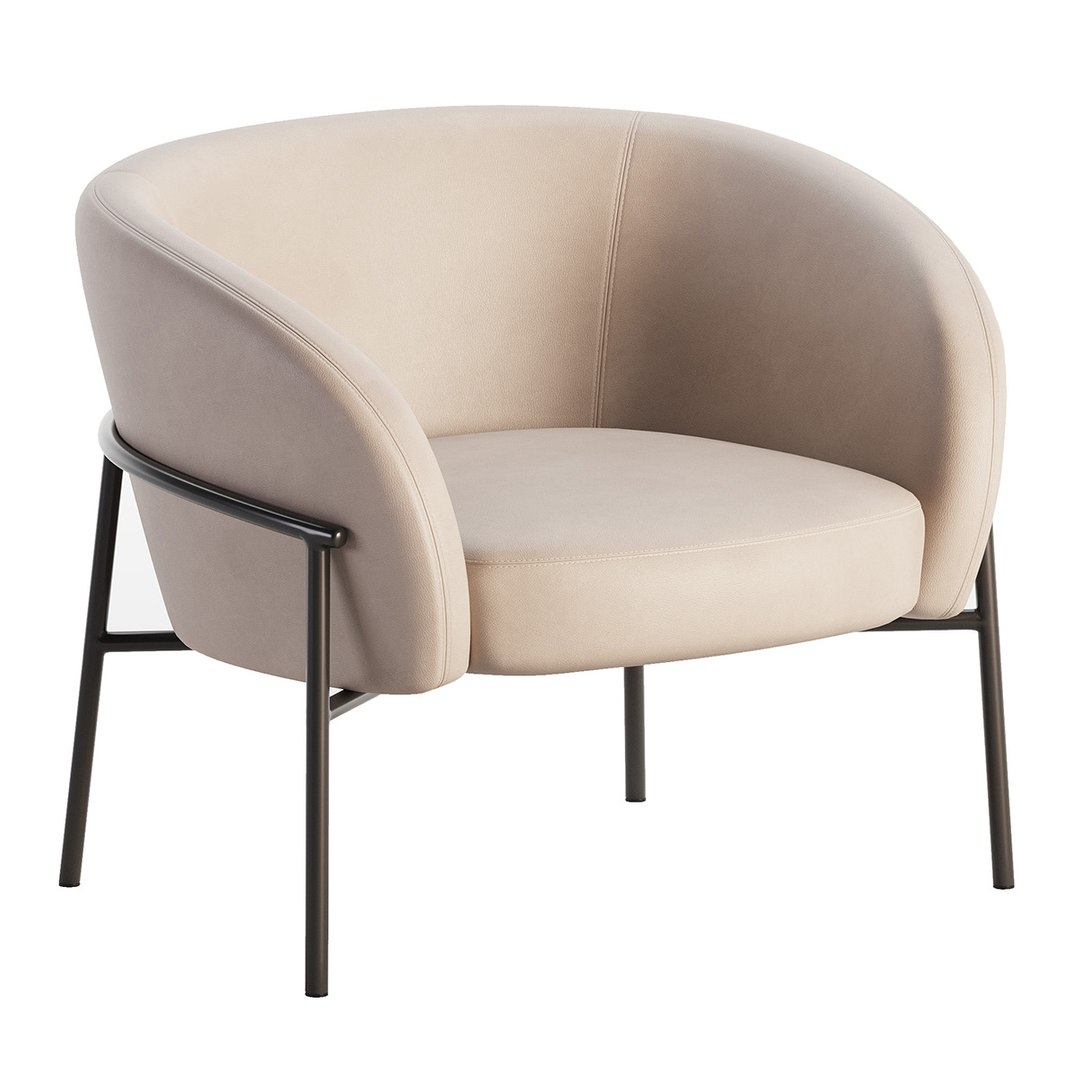 3D Model Rimo Armchair By Parla - TurboSquid 1959983