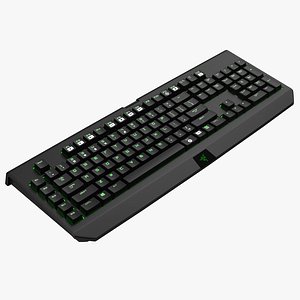 razer black widow mechanical 3d max