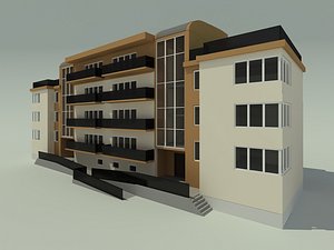 3ds max apartment building