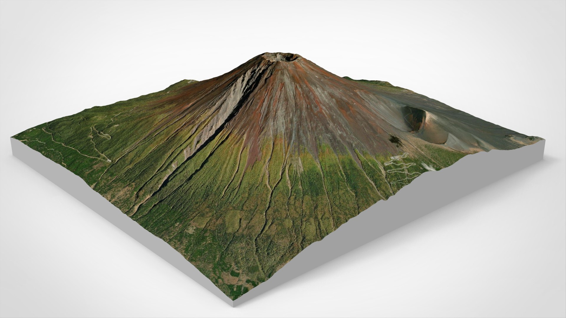Mountain Landscape Volcano Fuji Japan 3D Model - TurboSquid 2191559
