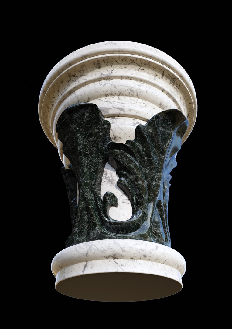 3D Column Head 05 - TurboSquid 1847312
