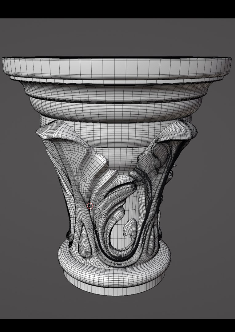 3D Column Head 05 - TurboSquid 1847312