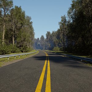 Forest Road - Unreal Engine 5