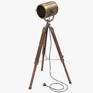 3D Vintage Floor Lamp 1